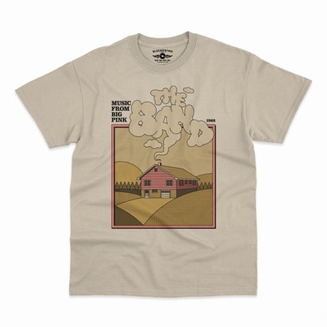 【公式新品】THE BAND - SMOKEY BIG PINK SAND GILDAN HEAVY COTTON ザバンドTシャツ