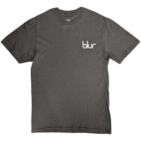 【公式新品】BLUR - POCKET BLUR / PARK LIFE CHARCOAL GREY  (Back Print) ブラーTシャツ