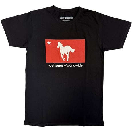 【公式新品】 DEFTONES - STAR & PONY BLACK デフトーンズTシャツ