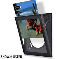 【SHOW And LISTEN】 LPレコードフレーム ブラック