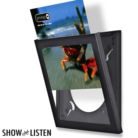 【SHOW And LISTEN】 LPレコードフレーム ブラック
