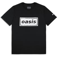 【公式新品】OASIS - STENCIL LOGO BLACK (Ex-Tour) オアシスTシャツ