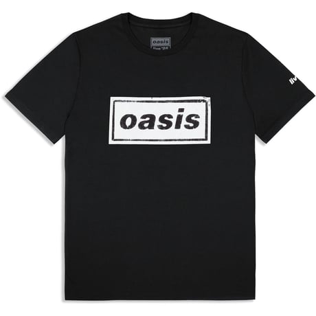 【公式新品】OASIS - STENCIL LOGO BLACK (Ex-Tour) オアシスTシャツ