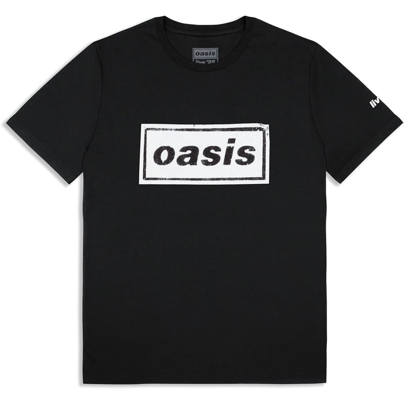 公式新品】OASIS - STENCIL LOGO BLACK (Ex-Tour) オアシス