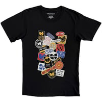 【公式新品 】 WU-TANG CLAN - BADGES BLACK ウータンクランTシャツ