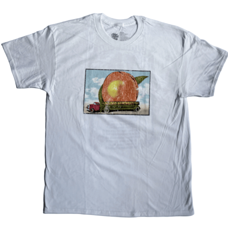 【公式新品】 THE ALLMAN BROTHERS BAND - EAT A PEACH 2-SIDED WHITE TEE（Back Print）オールマンブラザーズバンドTシャツ