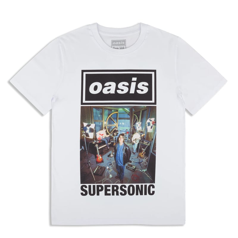 公式新品】OASIS - SUPERSONIC SINGLE COVER WHITE (E