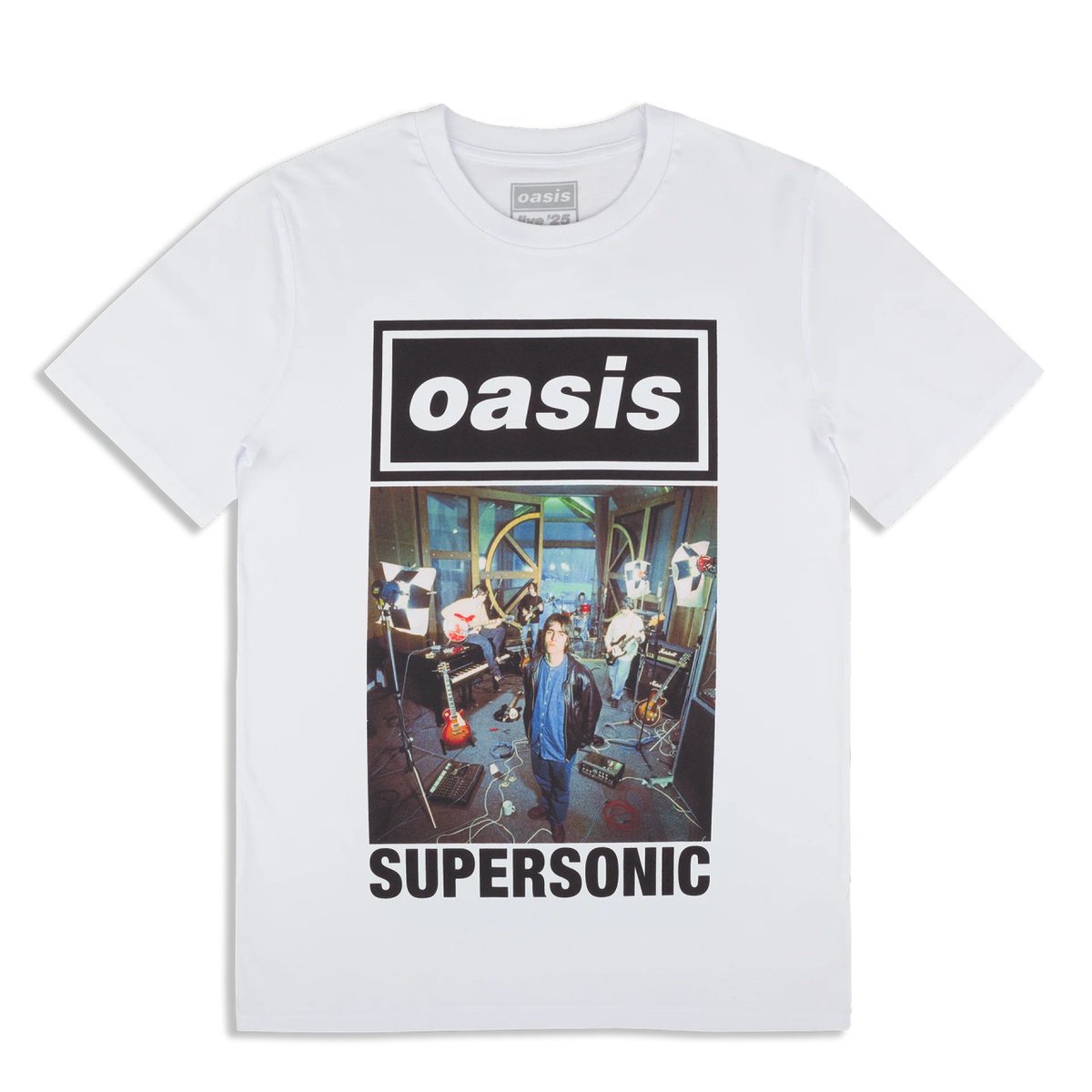 公式新品】OASIS - SUPERSONIC SINGLE COVER WHITE (E
