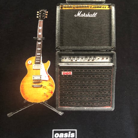【公式新品 】OASIS - DEFINITELY MAYBE GUITAR オアシスTシャツ