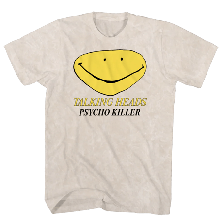 【公式新品】TALKING HEADS - PSYCHO KILLER TAN MINERAL WASH トーキングヘッズ Tシャツ