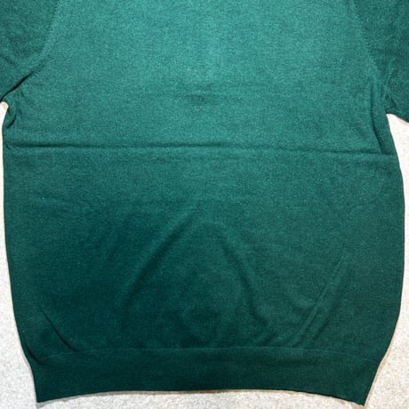 「L.L.Bean(エルエルビーン)」90s 00s XL-REGサイズ コットン カシミヤ混紡 ハーフジップ ハイネック ニット セーター [2411038]