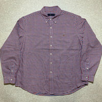 「RALPH LAUREN(ラルフローレン)」XXL 3トーンギンガムチェック トリコロールカラー ボタンダウンシャツ [2106013]