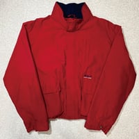 「Polo RALPH LAUREN(ポロ ラルフローレン)」90s XLサイズ フリースライニング コットンナイロンジャケット コットンナイロンブルゾン【送料無料】 [2108006]