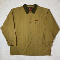 「MOOSE CREEK(ムース クリーク)」ダック生地 衿コーデュロイ XLサイズ ハウスチェック裏地 フィールドコート [2007023]