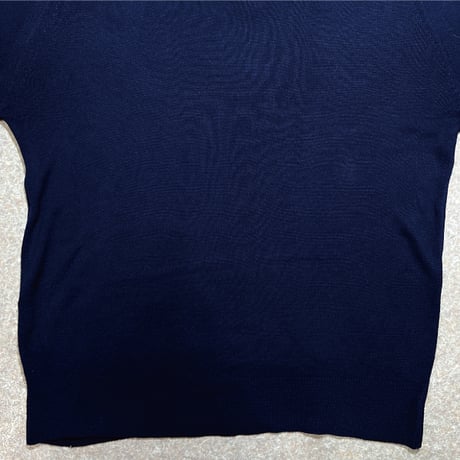 「LACOSTE(ラコステ)」IZOD アイゾッド 70s 糸巻きタグ Lサイズ ネイビー ニット セーター [2211048]
