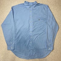 「RALPH LAUREN(ラルフローレン)」2XLT シャンブレー オックスフォード ボタンダウンシャツ [2106035]