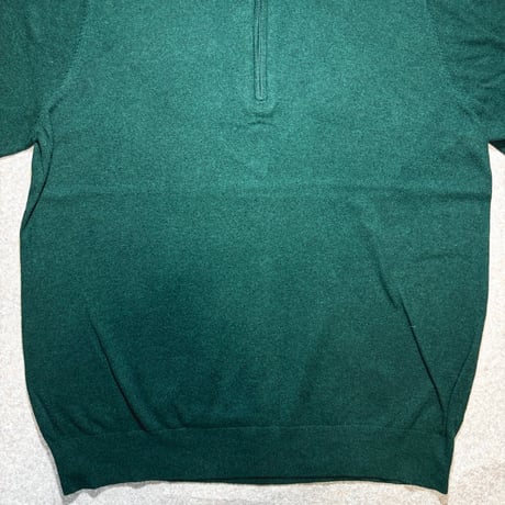 「L.L.Bean(エルエルビーン)」90s 00s XL-REGサイズ コットン カシミヤ混紡 ハーフジップ ハイネック ニット セーター [2411038]
