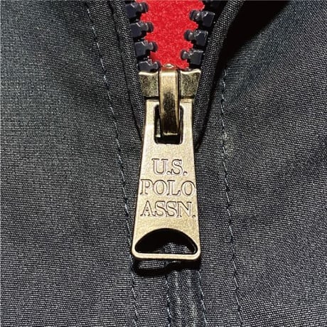 「U.S. POLO ASSN.(ユーエス ポロアッスン)」ブラック 裏地フリース ドリズラー ブルゾン [2007002]