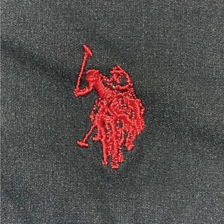 「U.S. POLO ASSN.(ユーエス ポロアッスン)」ブラック 裏地フリース ドリズラー ブルゾン [2007002]