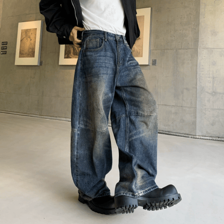 Panel Fade Barrel Pants