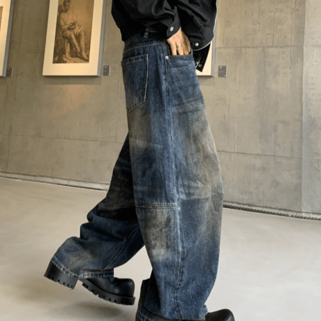 Panel Fade Barrel Pants