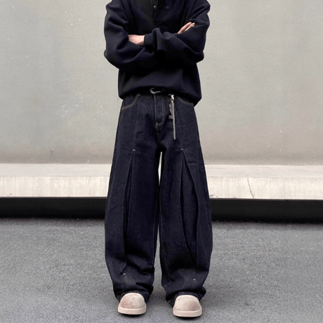 Tuck Sculpt Barrel Pants