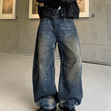 Panel Fade Barrel Pants