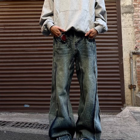 Edge Seam Barrel Pants