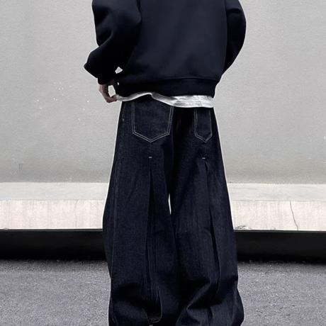 Tuck Sculpt Barrel Pants