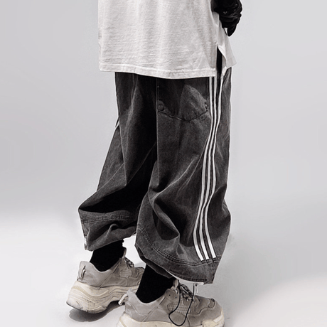 Triple Line Fade Barrel Pants