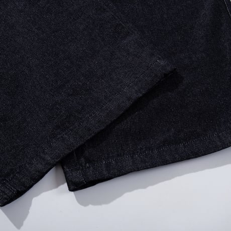 Oblique Button Barrel Denim