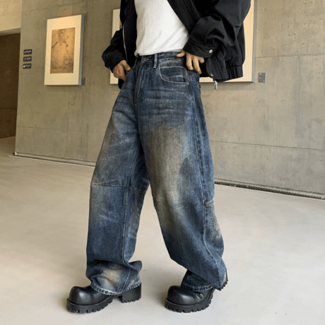 Panel Fade Barrel Pants