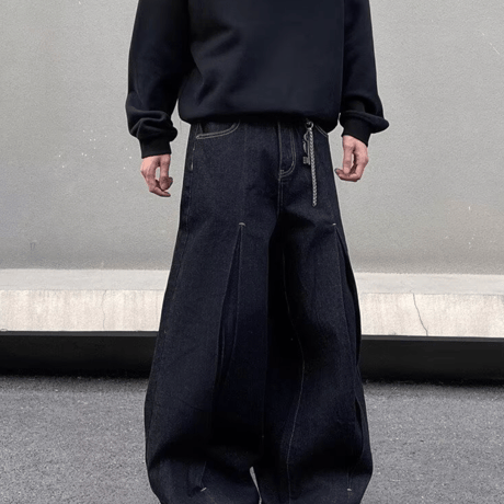 Tuck Sculpt Barrel Pants