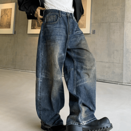 Panel Fade Barrel Pants