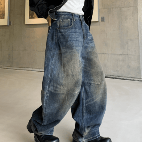 Panel Fade Barrel Pants