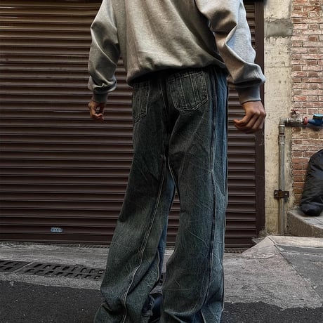 Edge Seam Barrel Pants