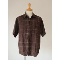 S/S Shirts　Stitched Windowpane