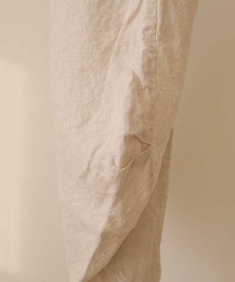 Linen Pants　Unique Silhouette