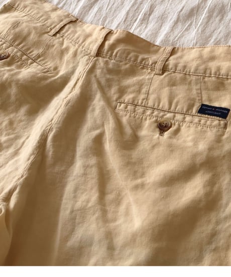 90's　Tommy Hilfiger　Linen pants　Made in Italy