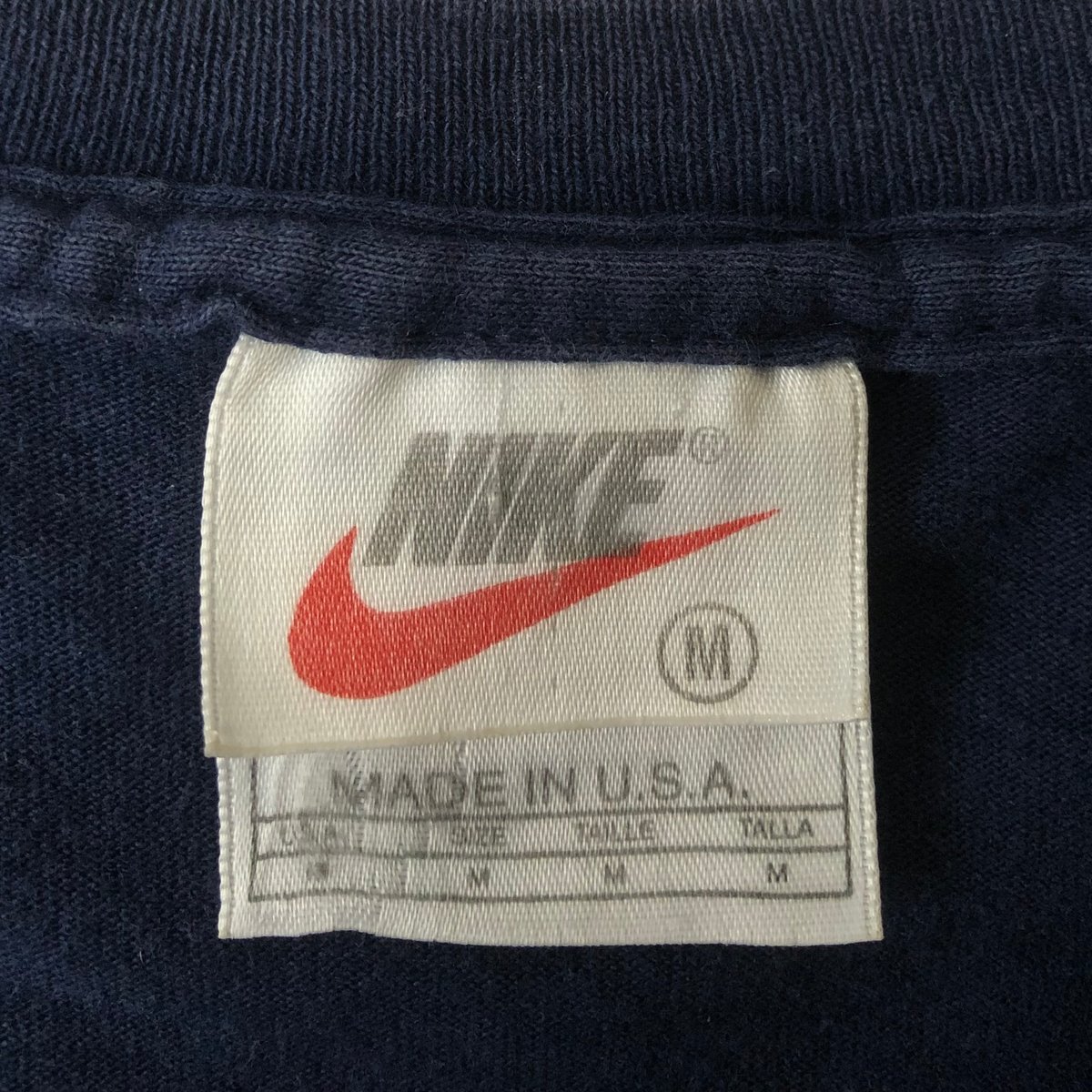 ナイキ ACG 90's アメリカ製 白タグ 森を駆け抜ける自転車 Tシャツ M