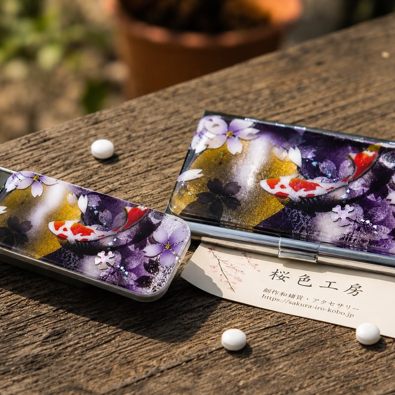 FRISKケース「異」フリスク タブレット ミント 和柄 和風 和雑貨 工芸