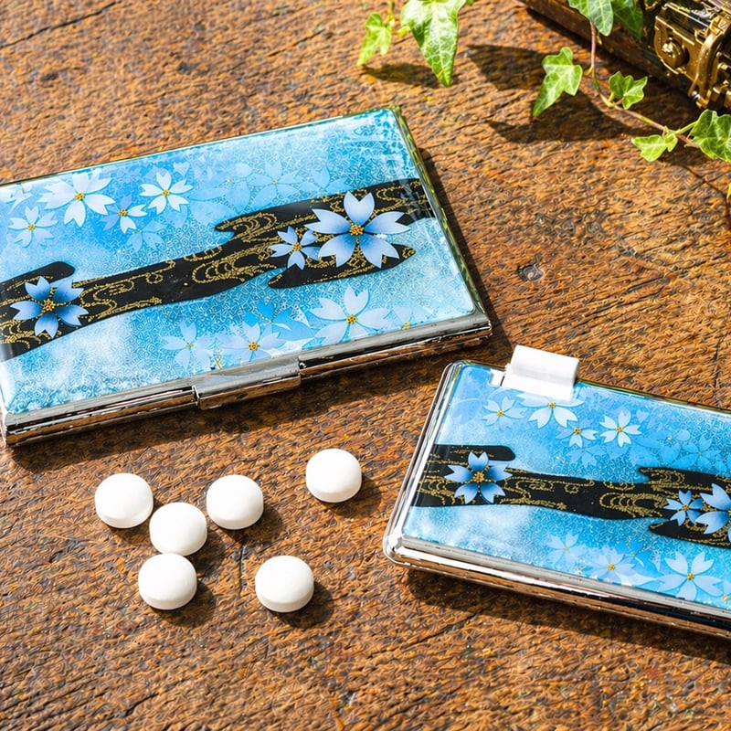 MINTIAケース 『絵』ミンティア 和柄 和風 和雑貨 桜 工芸 職人 手作り