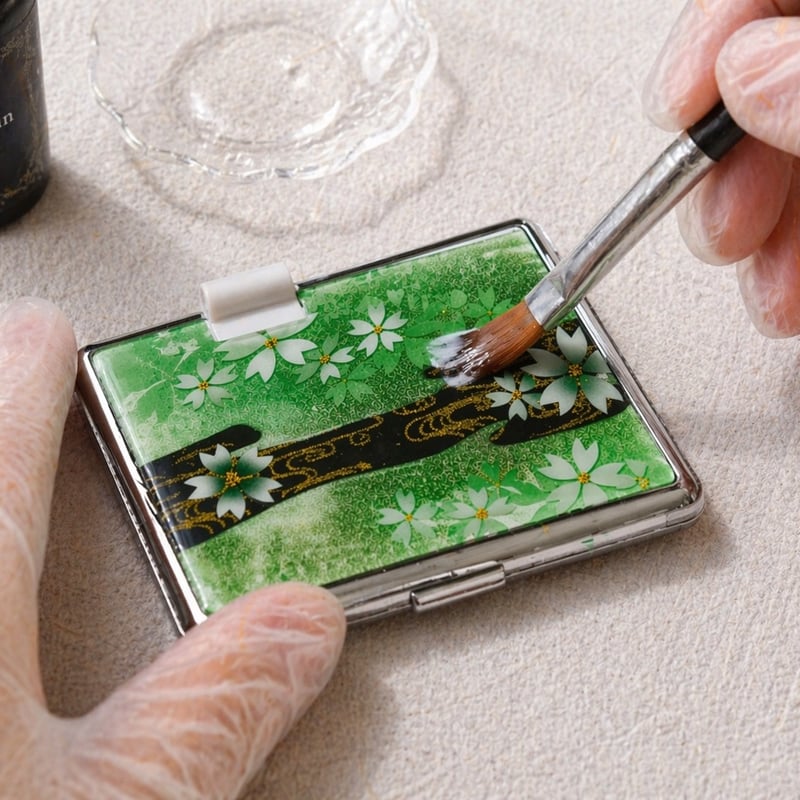 MINTIAケース 『絵』ミンティア 和柄 和風 和雑貨 桜 工芸 職人 手作り