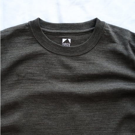 subtle voice / SV Wool T-shirts Deep Moss