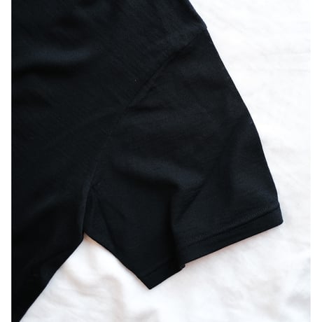subtle voice / SV Wool T-shirts Coal Black