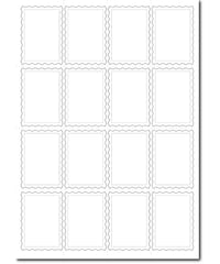 無料_切手風シート