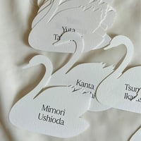 席札　SWAN