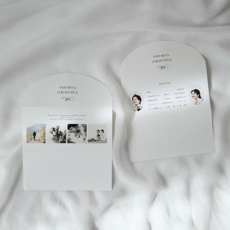 set   -Place book - welcome item - seating chart