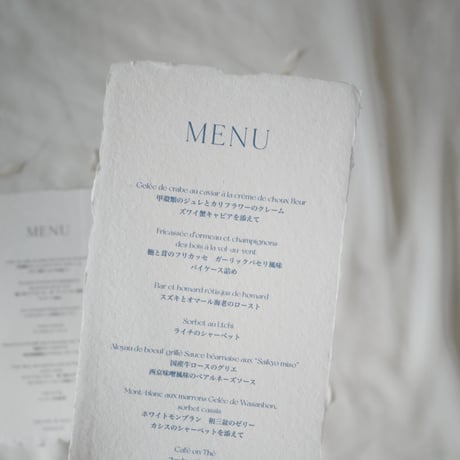 MENU コットン｜Handmade cotton