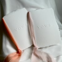 VOWS book for wedding  誓いの本